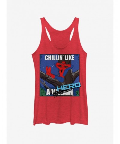 Marvel Spider-Man Chillin Hero Girls Tank $8.70 Tanks