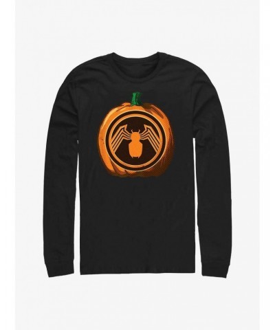 Marvel Venom Pumpkin Long-Sleeve T-Shirt $12.90 T-Shirts