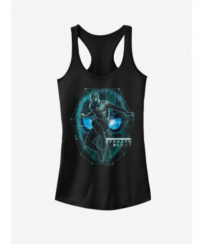Marvel Spider-Man Far From Home Stealth suit Girls Tank $9.16 Tanks