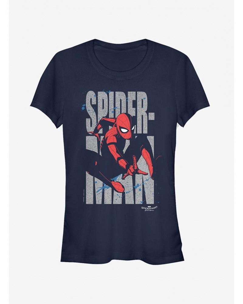 Marvel Spider-Man Homecoming Name Girls T-Shirt $6.37 T-Shirts