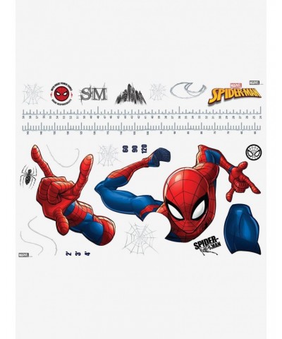 Marvel Spider-Man Growth Chart Giant Peel & Stick Wall Decals $8.60 Decals
