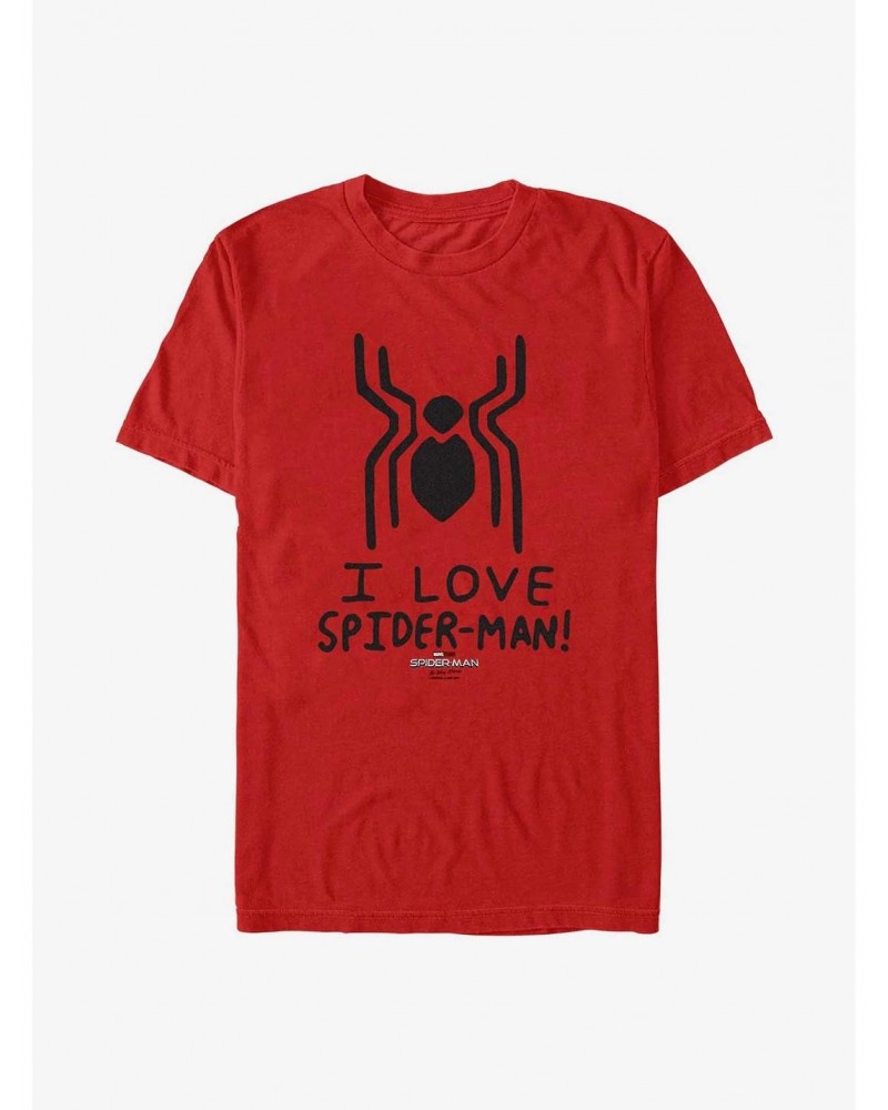 Marvel Spider-Man: No Way Home Spider Love T-Shirt $8.03 T-Shirts