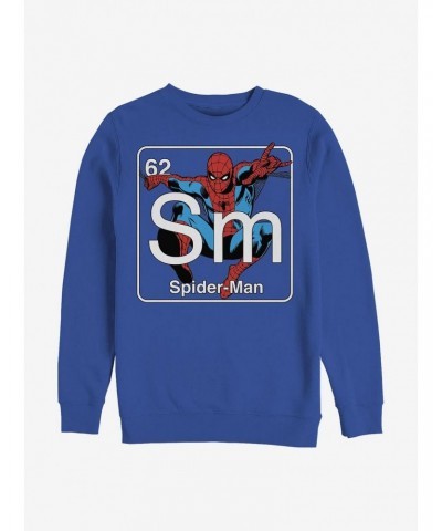 Marvel Spider-Man Periodic Spider Man Crew Sweatshirt $12.10 Sweatshirts