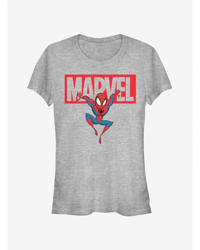 Marvel Spider-Man Brick Spidey Girls T-Shirt $8.76 T-Shirts