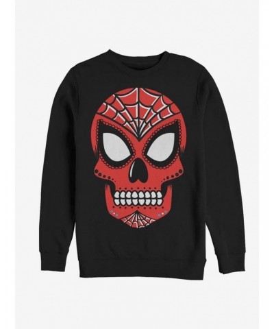 Marvel Spider-Man Sugar Skull Sweatshirt $11.81 Sweatshirts