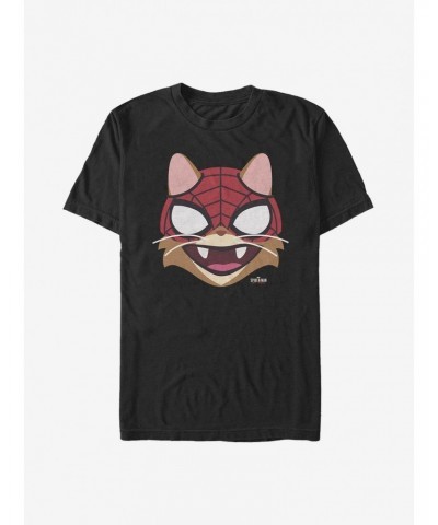 Marvel Spider-Man Cat Big Face T-Shirt $8.22 T-Shirts