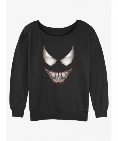 Marvel Venom Big Face Girls Slouchy Sweatshirt $14.76 Sweatshirts