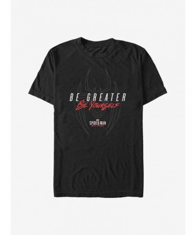 Marvel Spider-Man Miles Morales Be Greater Be Yourself T-Shirt $8.22 T-Shirts