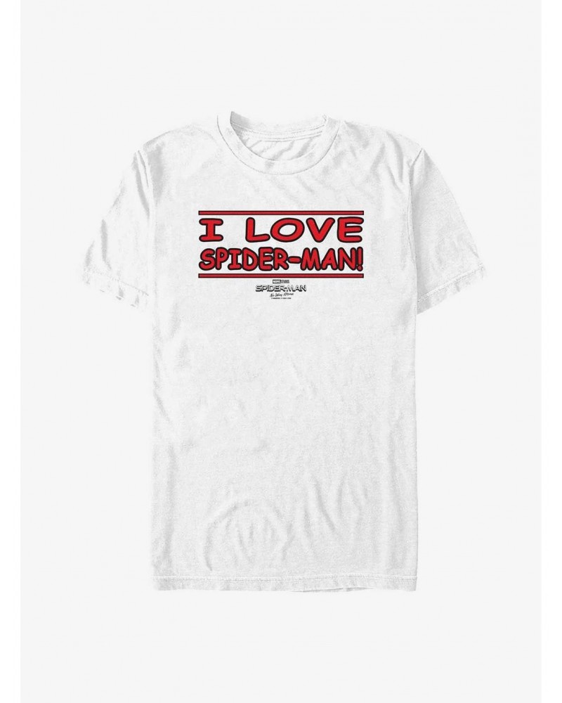 Marvel Spider-Man: No Way Home Spidey Love T-Shirt $9.37 T-Shirts