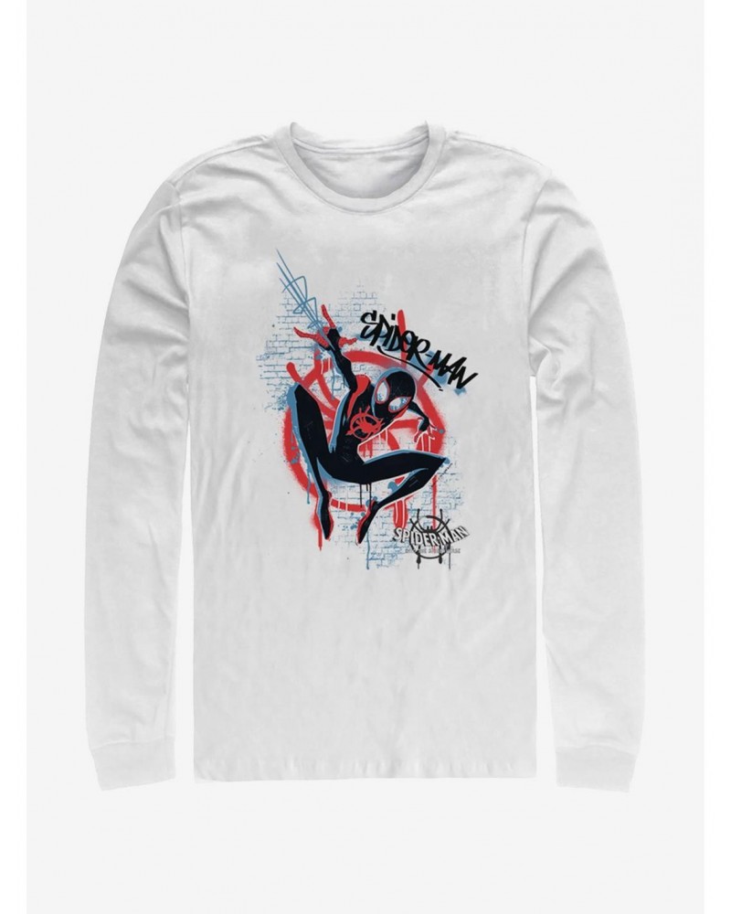 Marvel Spider-Man Graffiti Spider Long-Sleeve T-Shirt $10.79 T-Shirts