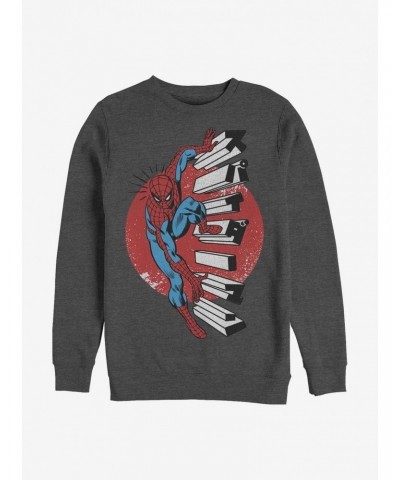 Marvel Spider-Man Spidey Senses Crew Sweatshirt $13.58 Sweatshirts
