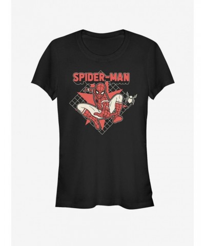 Marvel Spider-Man Far From Home Spidey Pop Girls T-Shirt $6.37 T-Shirts