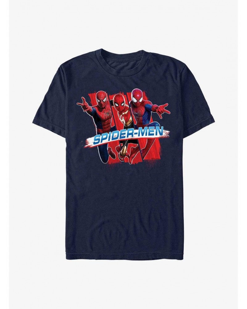 Marvel Spider-Man: No Way Home Paint Panels T-Shirt $6.31 T-Shirts