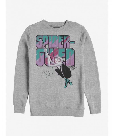 Marvel Spider-Man: Into The Spider-Verse Ghost-Spider Swinging Sweatshirt $10.33 Sweatshirts