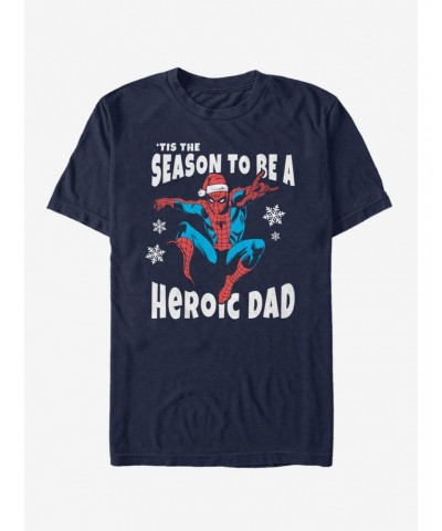 Marvel Spider-Man Heroic Dad T-Shirt $8.60 T-Shirts