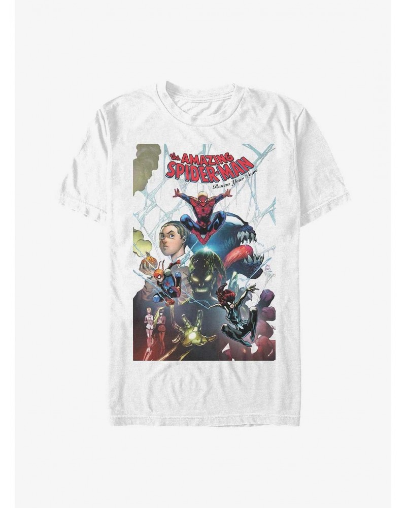 Marvel Spider-Man Enemies Poster T-Shirt $7.46 T-Shirts