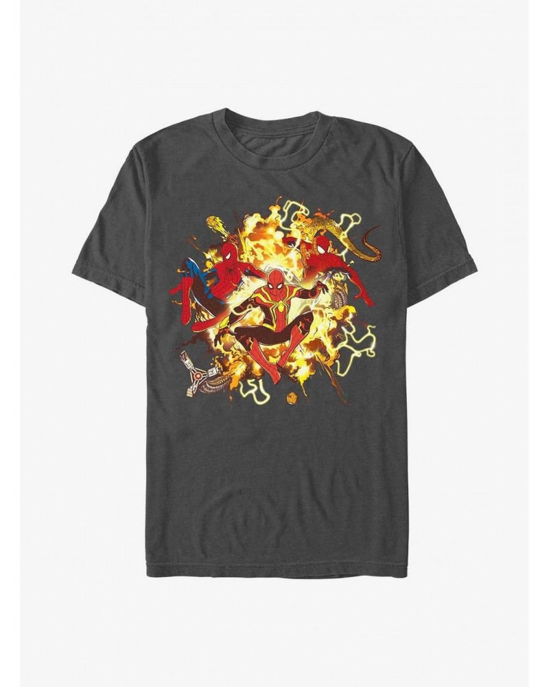 Marvel Spider-Man: No Way Home Spidey Explosion T-Shirt $7.46 T-Shirts