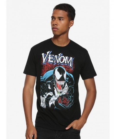 Marvel Venom Comic Book Cover T-Shirt $7.73 T-Shirts