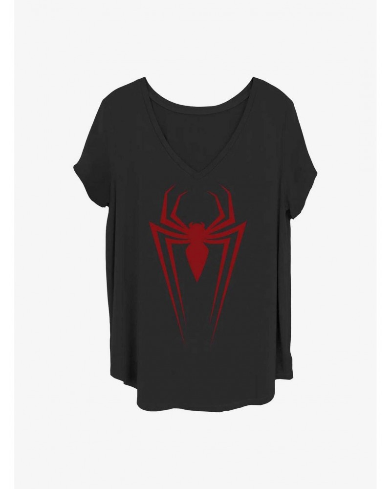 Marvel Spider-Man Long Spider Comp Girls T-Shirt Plus Size $7.17 T-Shirts