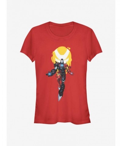 Marvel Iron Man Venomized Icon Takeover Girls T-Shirt $7.17 T-Shirts