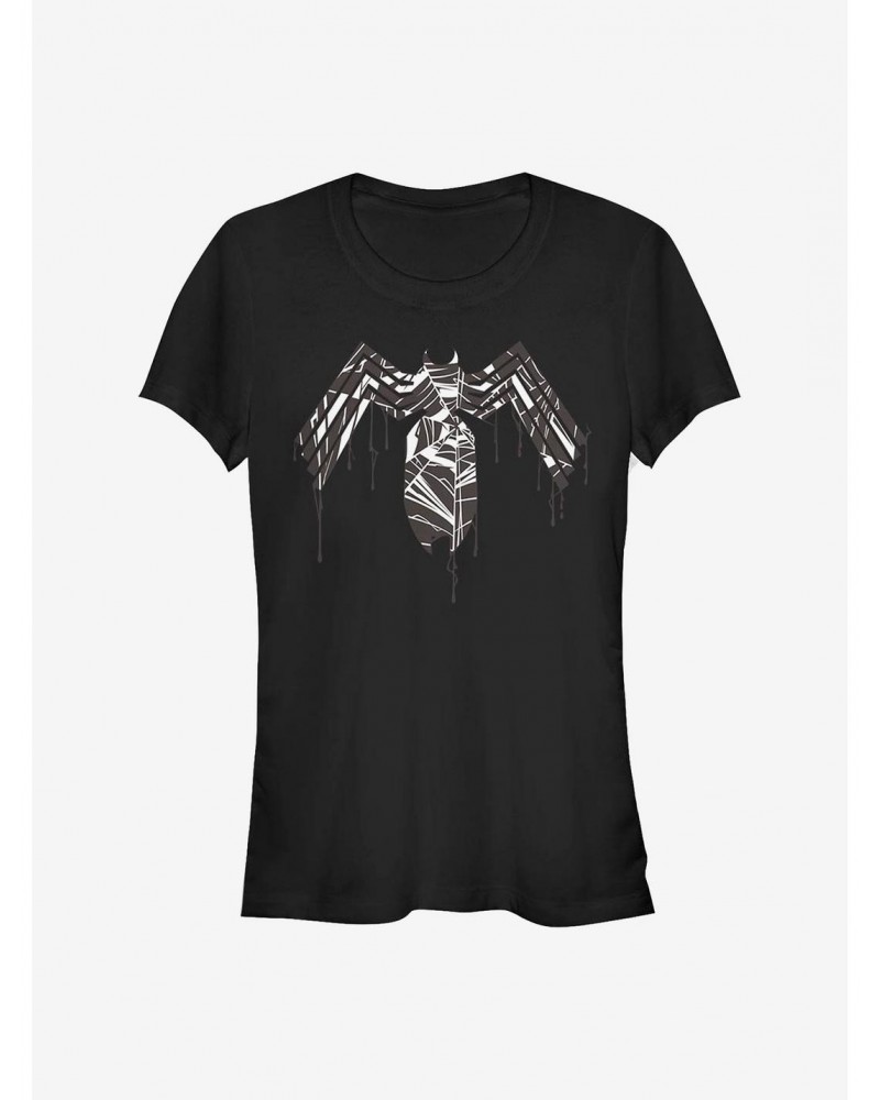 Marvel Venom Dripping Logo Girls T-Shirt $6.18 T-Shirts