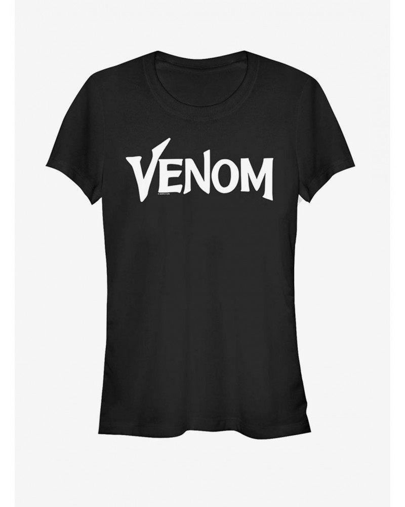 Marvel Venom Film Bold Logo Girls T-Shirt $7.77 T-Shirts
