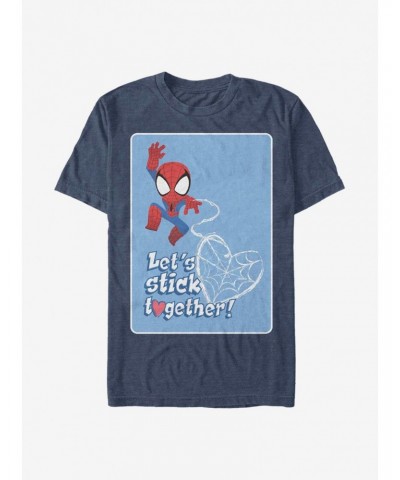 Marvel Spider-Man Stick Together T-Shirt $8.41 T-Shirts