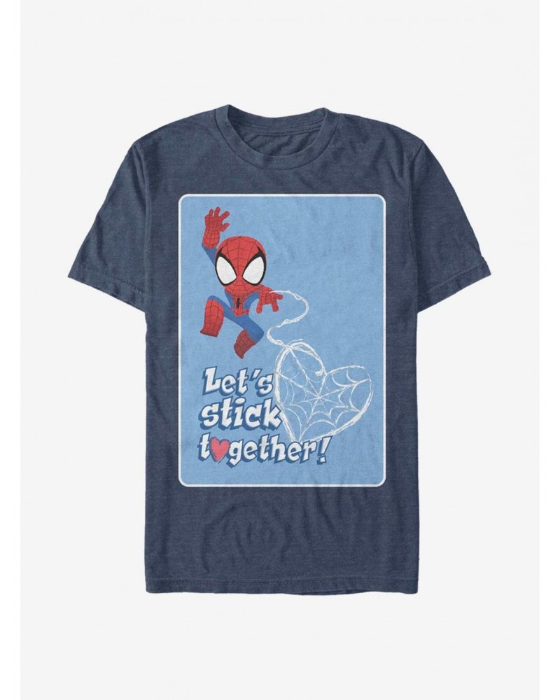 Marvel Spider-Man Stick Together T-Shirt $8.41 T-Shirts