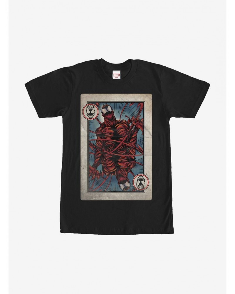 Marvel Carnage Playing Card T-Shirt $8.41 T-Shirts