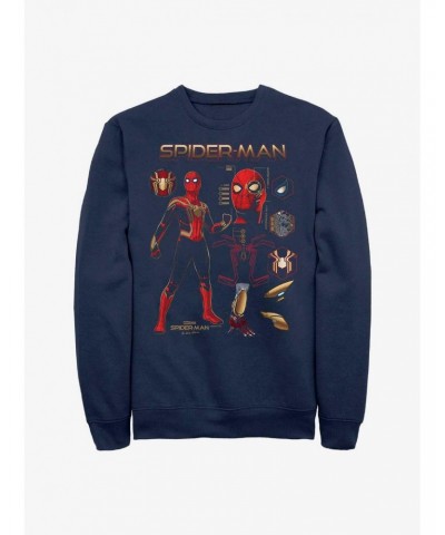 Marvel Spider-Man: No Way Home Spidey Stuff Crew Sweatshirt $12.69 Sweatshirts
