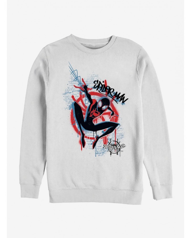 Marvel Spider-Man Graffiti Spider Sweatshirt $14.76 Sweatshirts