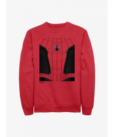 Marvel Spider-Man: No Way Home Spider Suit Crew Sweatshirt $9.74 Sweatshirts