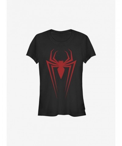 Marvel Spider-Man Long Spider Girls T-Shirt $7.37 T-Shirts