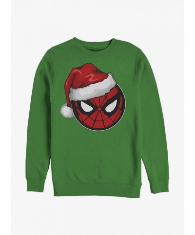 Marvel Spider-Man Spidey Santa Hat Sweatshirt $12.10 Sweatshirts