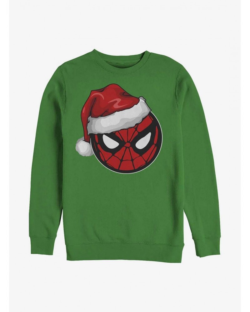 Marvel Spider-Man Spidey Santa Hat Sweatshirt $12.10 Sweatshirts